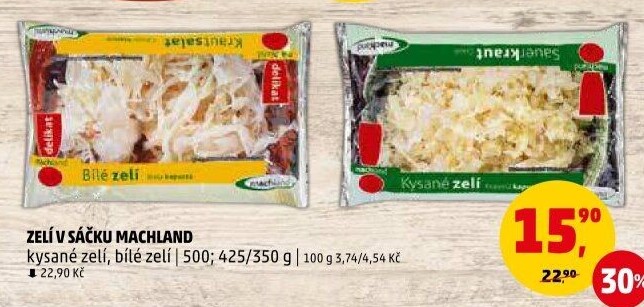 Zelí bílé kysané Machland