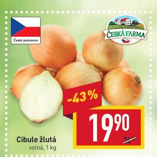 Cibule žlutá Česká Farma