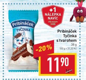 Dezert tyčinka Pribináček