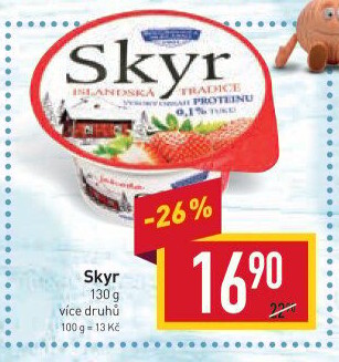 Dezert zakysaný ochucený Skyr Bohušovická mlékárna