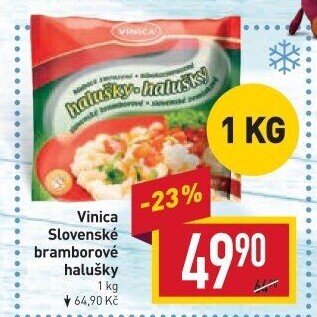 Halušky bramborové mražené Vinica