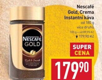 Instantní kávy Nescafé Gold