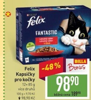 Kapsičky pro kočky Felix Purina