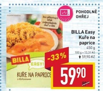Kuře na paprice Easy Billa