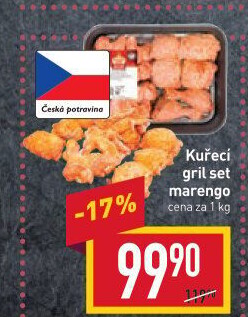 Kuřecí grilovací set Marengo Vodňanské Kuře