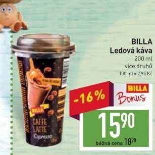 Ledová káva Billa