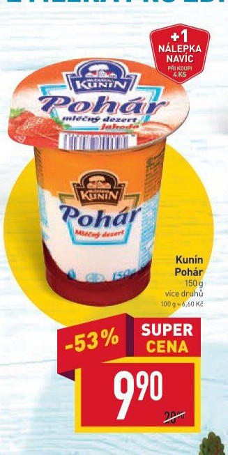 Mléčný Pohár Mlékárna Kunín