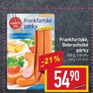 Párky frankfurtské Ponnath