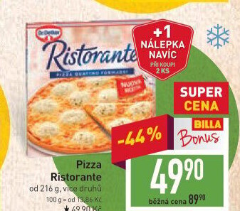 Pizza mražená Ristorante Dr. Oetker