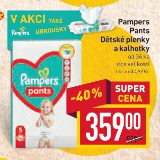 Pleny dětské Pampers Pants