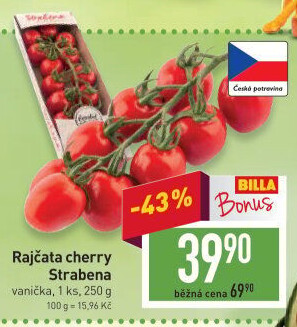 Rajčata cherry keříková Čerstvě utrženo