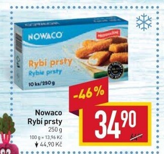 Rybí prsty předsmažené mražené Nowaco
