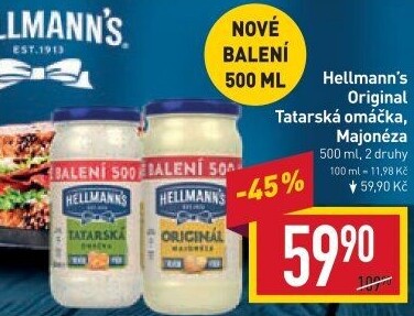 Tatarská omáčka Hellmann'
