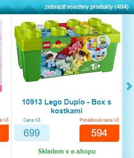 10913 Lego Duplo - Box s kostkami