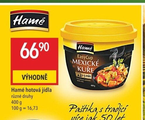 Hamé hotová jídla