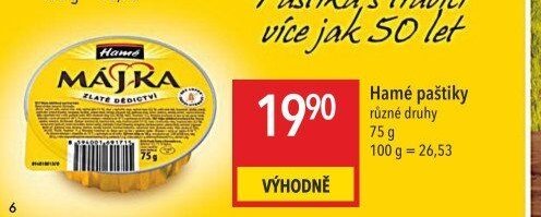 Hamé paštiky