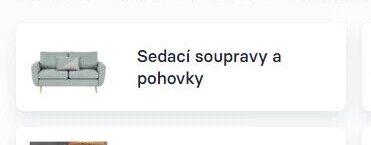 Sedací soupravy a pohovky