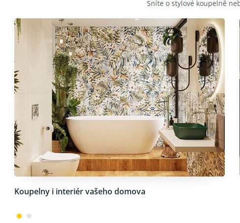 Koupelny a interiér vašeho domova