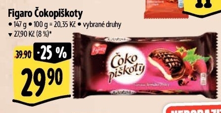 Čokopiškoty Figaro