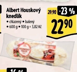 Houskový knedlík Albert