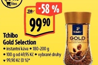 Instantní káva Tchibo Gold Selection