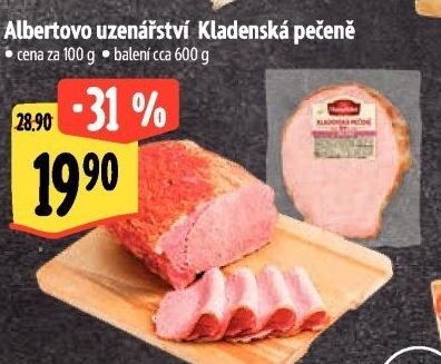 Kladenská pečeně Albertovo uzenářství