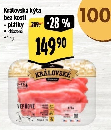 Královská vepřová kýta bez kosti Albert