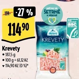 Krevety mražené Mylord