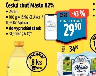 Máslo Česká chuť