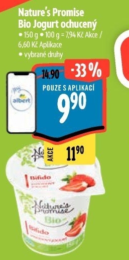 Ochucený jogurt bio Nature'