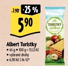 Oplatky Turistky Albert