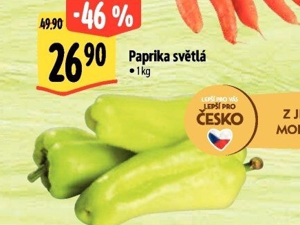 Paprika světlá