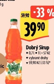 Sirup Dobrá voda