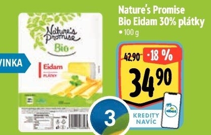 Sýr Eidam bio Nature'