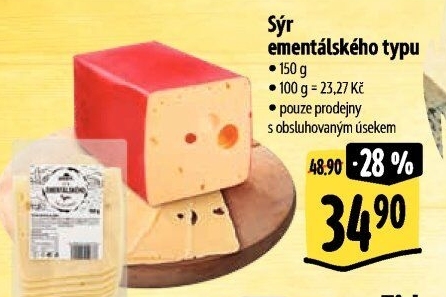 Sýr ementálského typu Albert