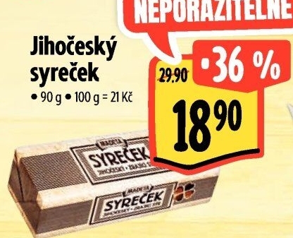 Sýr Syreček Jihočeský Madeta