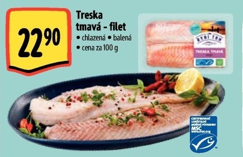 Treska tmavá filety Albert