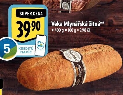 Veka Mlynářská žitná Albert