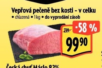 Vepřová pečeně bez kosti