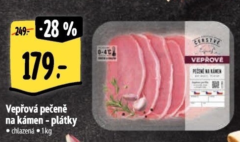 Vepřová pečeně na kámen Albert