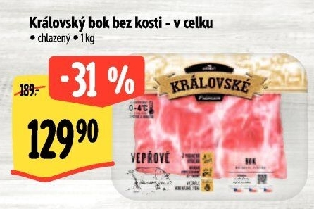 Vepřový bok bez kosti Královský Albert