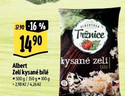 Zelí bílé kysanéAlbert