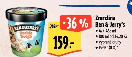 Zmrzlina v kelímku Ben&amp