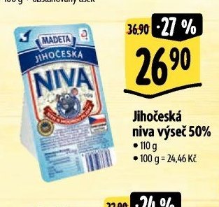 Jihočeská niva výseč 50%