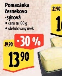 Česneková pomazánka se sýrem