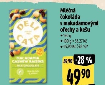 Čokoláda Delicata