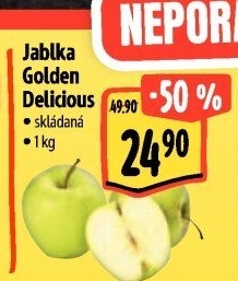 Jablka Golden Delicious
