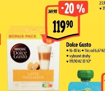 Kapsle Dolce Gusto Nescafé