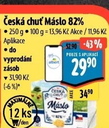 Máslo Česká chuť