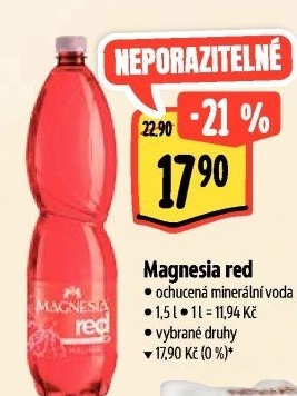 Minerální voda Magnesia Red